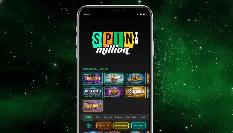 SpinMillion Casino App Screenshot